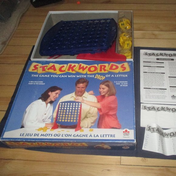Stackwords Board Game (Canada Games, 1995) - Picture 3 of 5